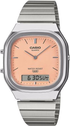 Casio Casio Collection Vintage Unisex Horloge Zilverkleurig AQ-240E-4AEF
