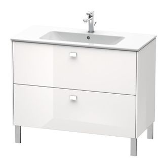 Duravit Mueble De Aseo Duravit Brioso De 102,0 X 47,9 Cm, Con 2 Extra&iacute;bles, Incl. Hueco Para Sif&oacute;n Y Delantal, Para Lavabo Me By Starck 233610, Color (frente/