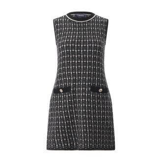 Max Mara Mouwloze minijurk - Dames - Jurken - Zwart - Maat: L Wol