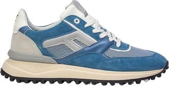 Floris Van Bommel Heren, Schoenen, Blauw, Maat: 44 1/2 EU Leer