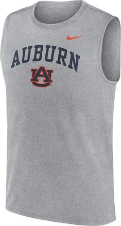 Nike Arizona Primetime Arch Legend Nike Mens Dri-FIT College Muscle Tank Top in Grey | 01B306GUAN-G1M