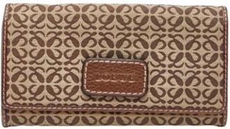 Loewe Pre-owned Wallets, female, Brown, Size: ONE SIZE Pre-owned Canvas Wallet