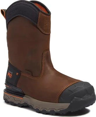 Timberland Boondock Ultralight Pull-On Composite Waterproof Work Boot in Medium Brown Full Grain at Nordstrom, Size 10.5