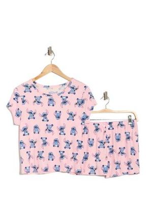 Disney Lilo & Stitch Short Pajamas in Pink Print at Nordstrom Rack, Size X-Large