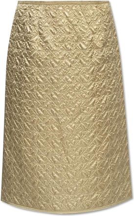 Moncler Gewatteerde Midi Rok - Dames - Midirokken - Groen - 2XS - Rokken