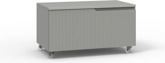 TFT Home Furniture Cassettiera Zip Grigio Opaco