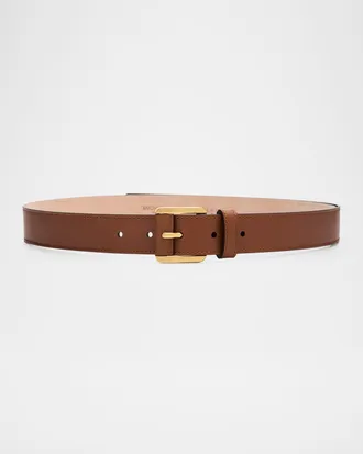 Michael Kors Kaitlin Leather Belt