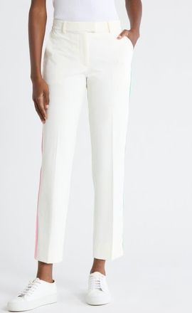 G/Fore Tux Shadow Straight Leg Golf Pants in Chalk White at Nordstrom, Size 4