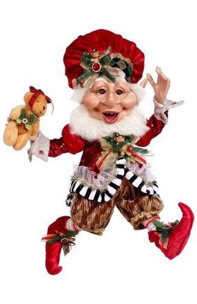 Mark Roberts Teddy Bear Elf, Medium in Red at Nordstrom