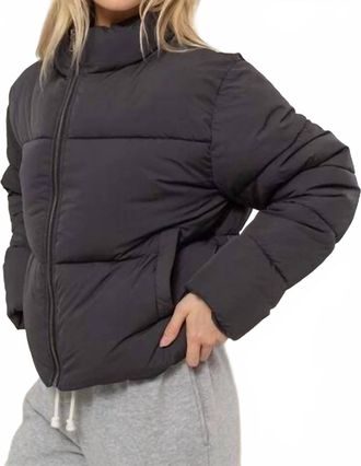 HYFVE Quilted Puffer Jacket In Black