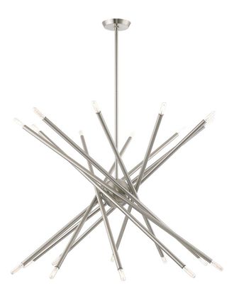 Livex Lighting 20-Light Brushed Nickel Pendant