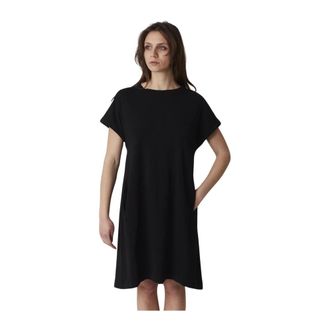 Alpha Studio Jersey Jurk - Dames - Korte kleedjes - Zwart - 2XL - Kleedjes