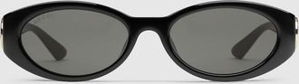 Gucci Oval Frame Sunglasses