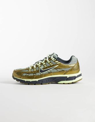 Nike P-6000 SE - Sneakers verde metallizzato