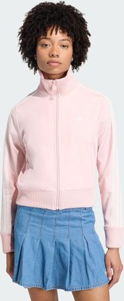 adidas Womens adidas Firebird Track Top with Knitted Crochet Details