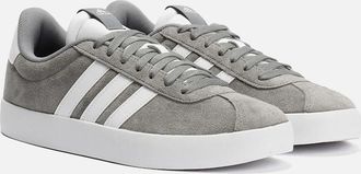 adidas Mens Adidas VL Court 3.0 Leather Mens Grey Trainers - Size: 6.5