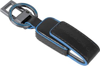 Piquadro Keyrings, unisex, Black, Size: ONE SIZE Keychain with 256 GB USB flash drive