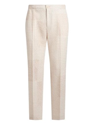 Etro textured trousers - Neutrals