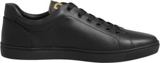 Dolce & Gabbana Street Life Lage Sneakers - Heren - Sneakers - Zwart - 42 EU - Leer - Schoenen