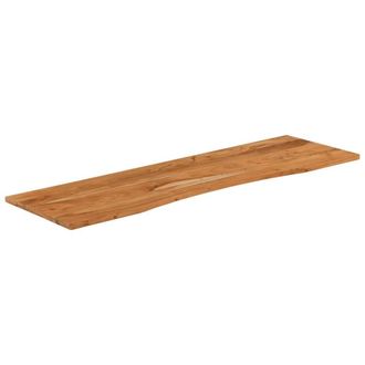 Berkfield Home Beautiful Desk Top 140x50x2.5 cm Rectangular Solid Wood Acacia in Brown