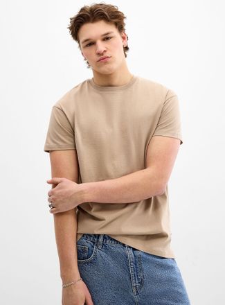 Djab Mens Crew-neck straight T-shirt DJAB 101 Longline fit