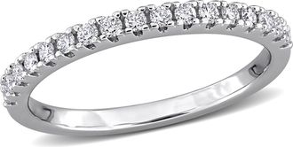 Mimi & Max Created Forever 1/4ct to 2 1/2ct TDW Lab-Grown Diamond Anniversary Band Sterling Silver