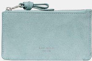 Kate Spade New York Loop Suede Zip Card Case