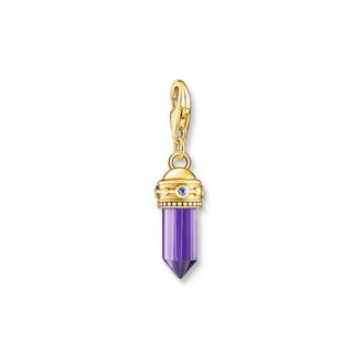 Thomas Sabo Thomas Sabo, Accessoires, Dames, Paars, ONE Size, Hexagon Amulet Bedel