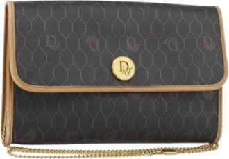 Dior Pre-owned Clutches, female, Black, Size: ONE SIZE Pre-owned Vintage Shoulder Bag