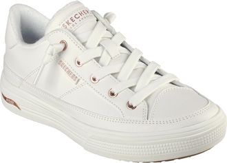 Skechers Womens Arch Fit Arcade-on My Way Sneaker, White Duraleather, 7 UK