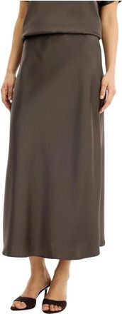 In Front IN Front, Rokken, Dames, Bruin, 2Xl, Midi Rokken