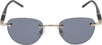 Montblanc Zonnebrillen Montblanc MB0412 S 001 Goud zwart grijs /20/150