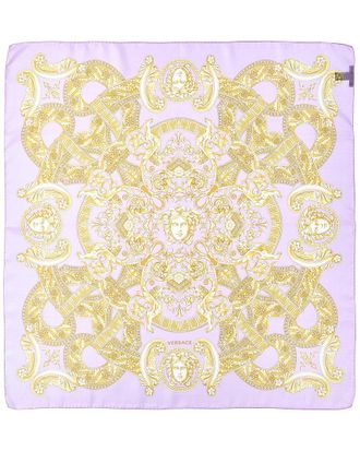 Versace Barocco Print Silk Scarf