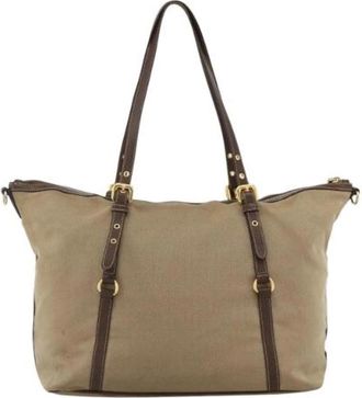 Prada Pre-owned Vintage Tote Bag - Dames - Vintage Shopper - Beige - ONE Size - Leer - Vintage