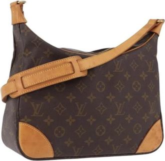 Louis Vuitton Pre-owned Monogram Schoudertas - Dames - Vintage Schoudertas - Bruin - ONE Size - Leer - Vintage