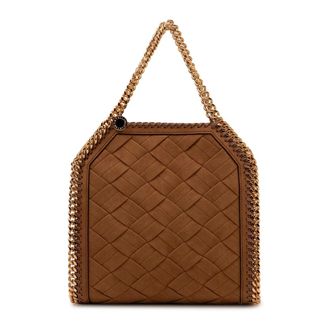 Stella McCartney Stella McCartney, Handbags, female, Brown, Size: ONE SIZE Compact Flap Bag
