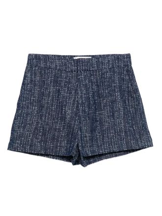 Frame Denim The Tweed shorts - women - Cotton - 0 - Blue
