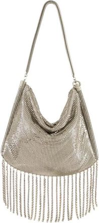 Paco Rabanne Crystal Fringe Handbag - Dames - Schoudertassen - Grijs - ONE Size - Tassen