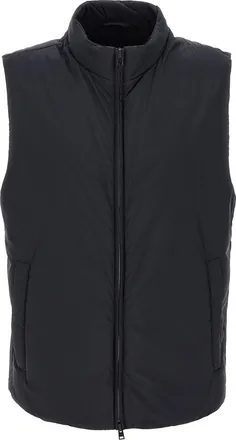 Herno Black Polyamide Sleeveless Mens Jacket