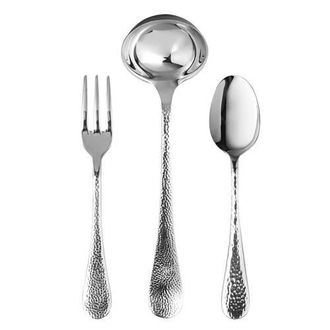 Mepra Epoque Serving Set - 3 Pieces in Silver at Nordstrom
