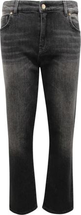 Relish Cindy Cigarette Fit Broeken - Dames - Cropped Jeans - Zwart - W31 - Denim - Jeans