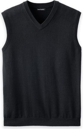 Paul Fredrick Cotton Blend Vest