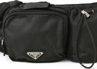 Prada Black Nero Nylon Fanny Pack Pouch (Pre-Owned)