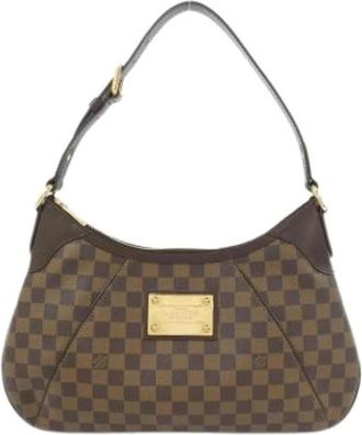 Louis Vuitton Pre-owned Shoulder Bags, female, Brown, Size: ONE SIZE Pre-owned Damier Ebene Shoulder Bag