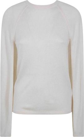 Ralph Lauren Ronde hals gebreid - Dames - Ronde hals truien - Beige - L - Katoen - Truien & Vesten