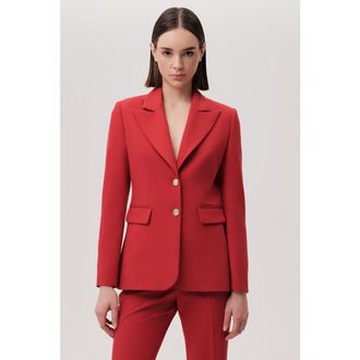 Exquise Sincere Shirt Collar Tailored Jacket at Nordstrom, Size Medium