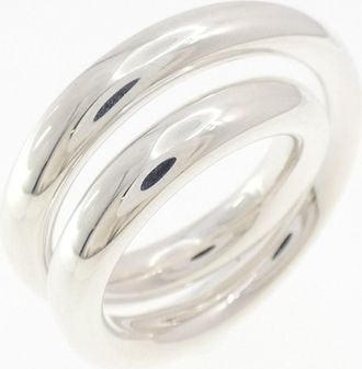 Herm&egrave;s Silver Silver 925 Band Ring (Pre-Owned)