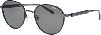 Jaguar 37469 Polarized 4200 Mens Sunglasses Black Size 53