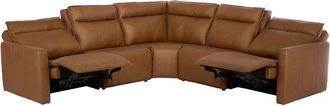 Safavieh Couture Gretel Leather L-Shaped Sectional