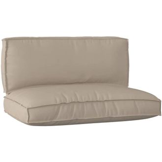 vidaXL Set di Cuscini per Pallet 2 pcs Talpa 120 x 80 x 12 cm - Vidaxl
